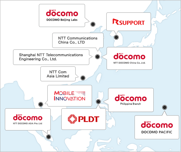 Asia Pacific area map