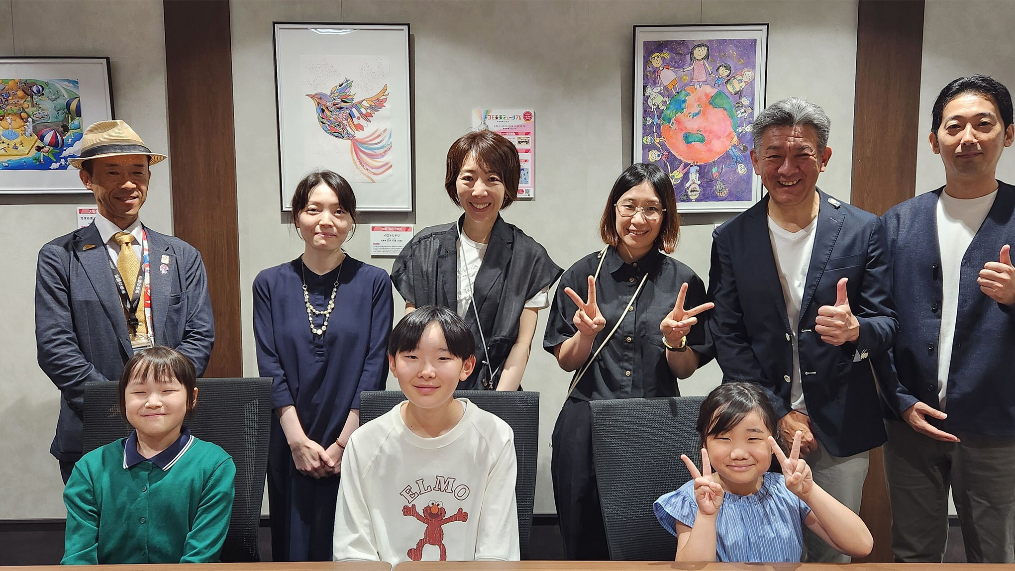 創作絵画コンクール「ドコモ未来ミュージアム」の受賞者が大阪・関西万博でワクワク体験！