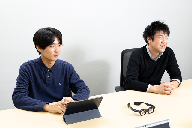 MiRZA開発チームのお二人の写真